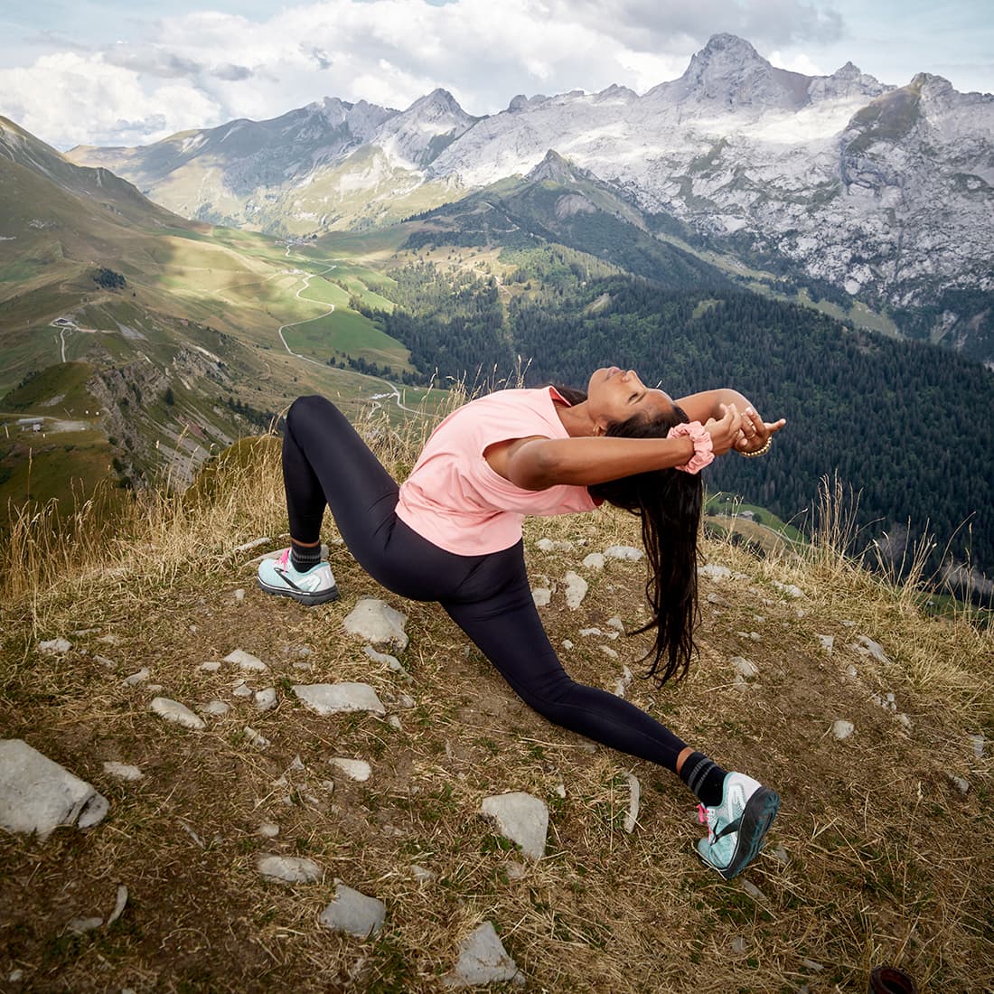 Meika tishirt rose @kettyyoga